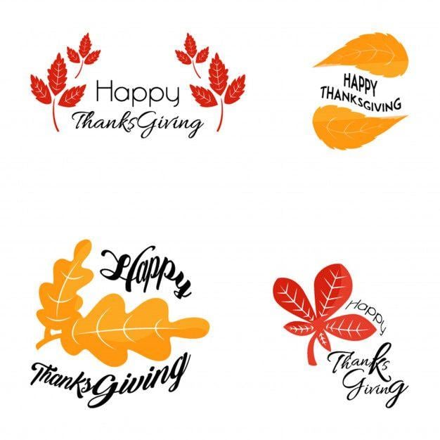 Thanksgiving Logo - Thanksgiving Logo Collection. Stock Image Page