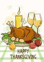 Thanksgiving Logo - happy thanksgiving roasted turkey bird Logo Vector (.EPS) Free Download