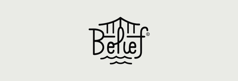 Local Clothing Logo - Belief