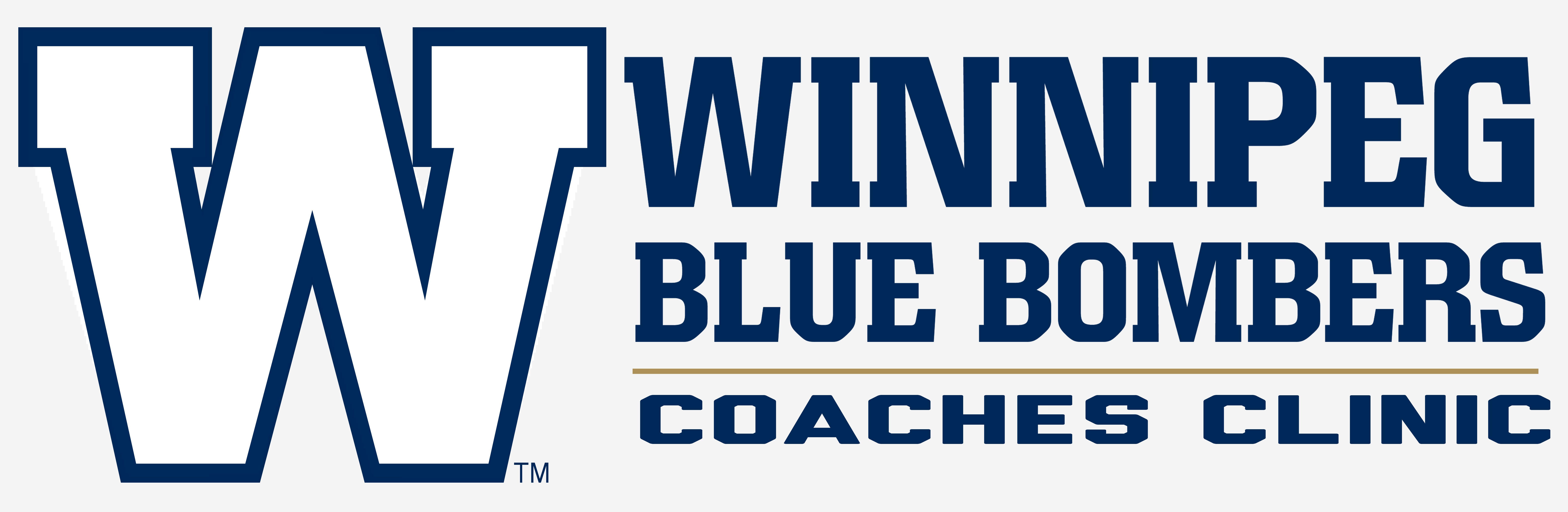 Winnipeg Blue Bombers Logo - Coaches Clinic - Winnipeg Blue Bombers