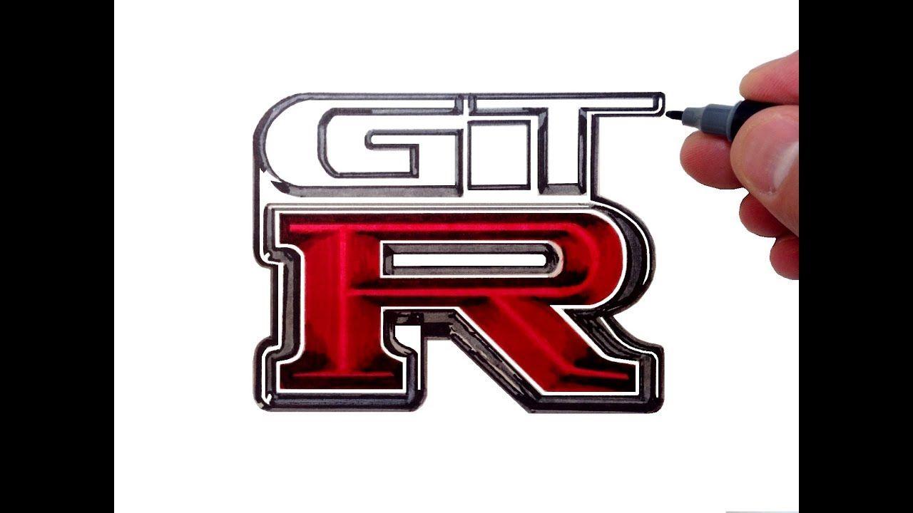 GTR Logo - How to Draw the Nissan GTR Logo - YouTube