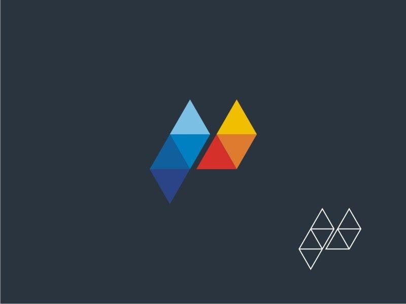 Polygon with a Blue P Logo - Polygon P by Dumbeg7 | Dribbble | Dribbble