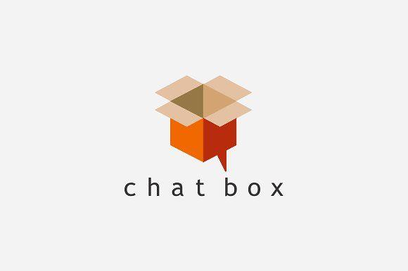 Box Logo - Chat Box Logo ~ Logo Templates ~ Creative Market