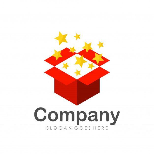 Box Logo - Gift box logo design template Vector | Premium Download