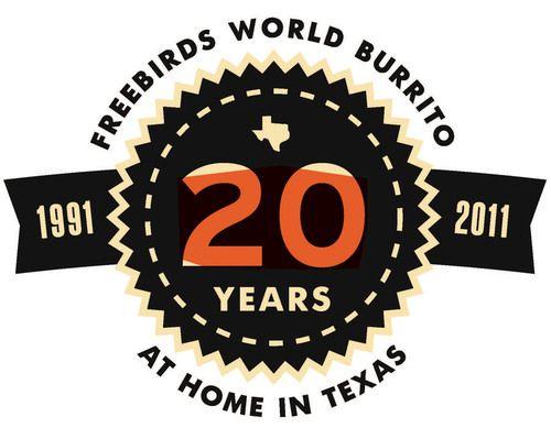 Freebirds Logo - FREEBIRDS World Burrito Celebrates 20 Epic Years