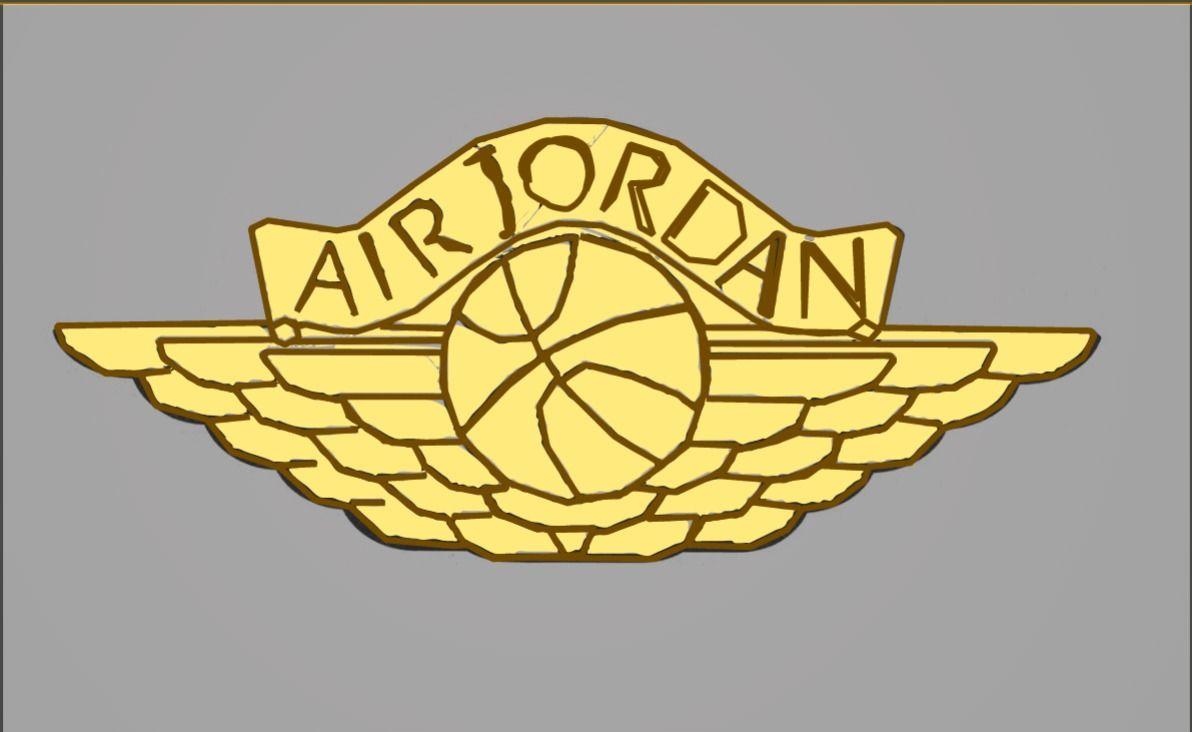 Yellow Jordan Logo - Air Jordan Logo | PancakeBot®