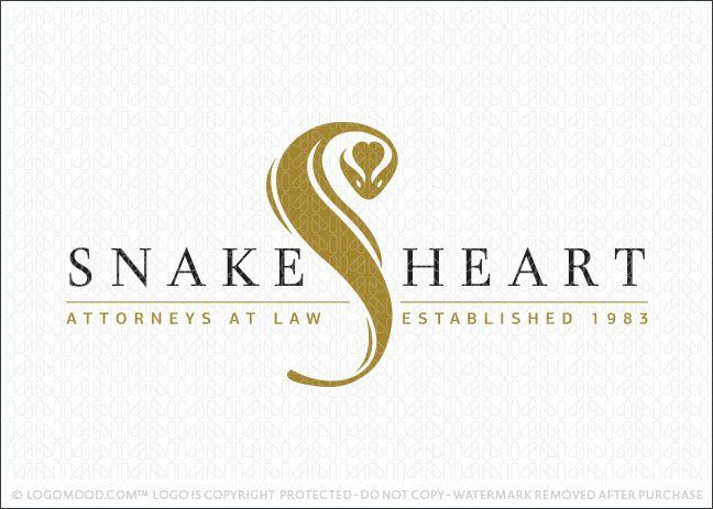 Snake Logo - Readymade Logos for Sale Snake Heart | Readymade Logos for Sale