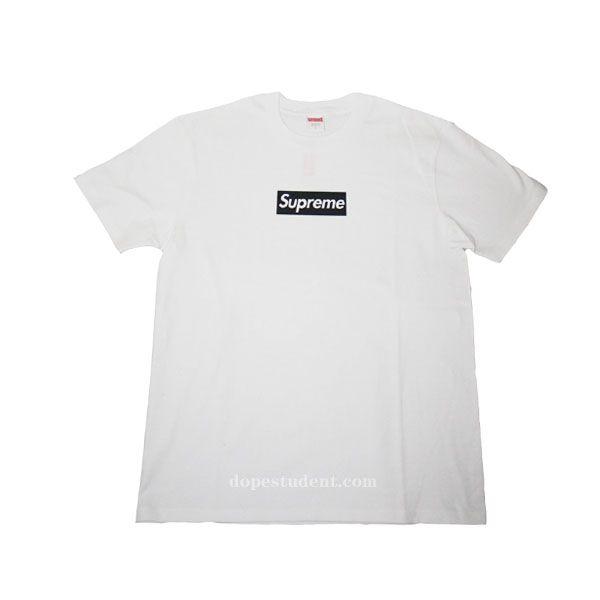 Black and White Box Logo - Supreme Black Box Logo T-shirt | Dopestudent