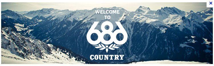 686 Snowboarding Logo - Advertising