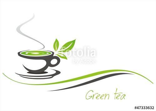 Green Tea Leaf Logo - green tea, tea leaves , business logo design, India