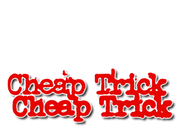 Red Cheap Trick Logo - Cheap trick Logos