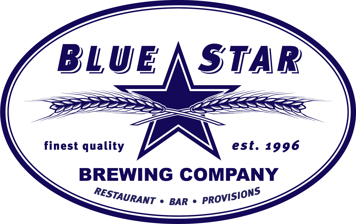 Star Blue Logo - Blue Star Brewing Company
