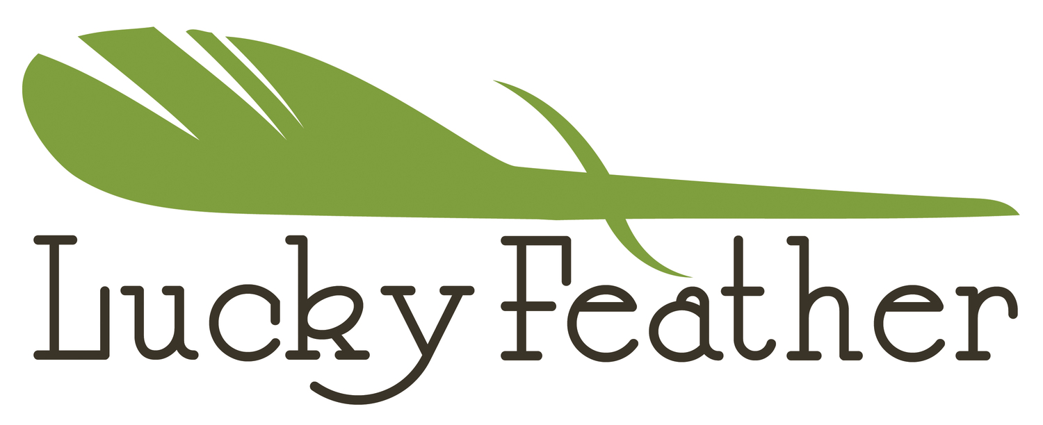 Lucky Feather Logo - Lucky Feather — Anne McGilvray & Company