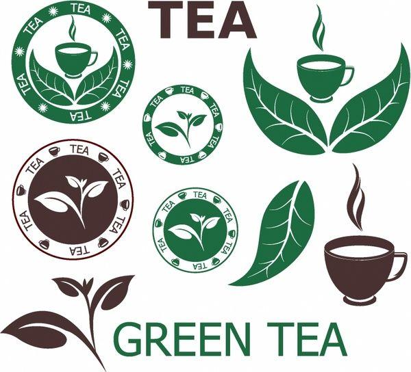 Green Tea Leaf Logo - Tea Free vector in Adobe Illustrator ai ( .AI ), Encapsulated ...