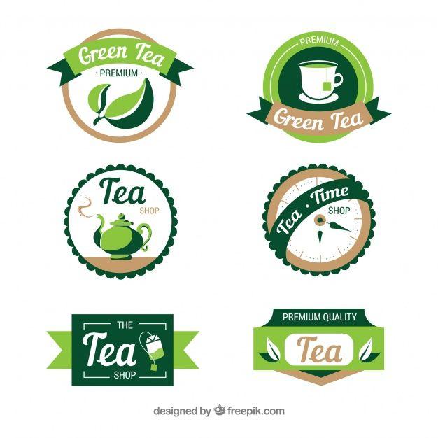 Tea Brand Logo - Tea leaves logo collection Vector | Free Download