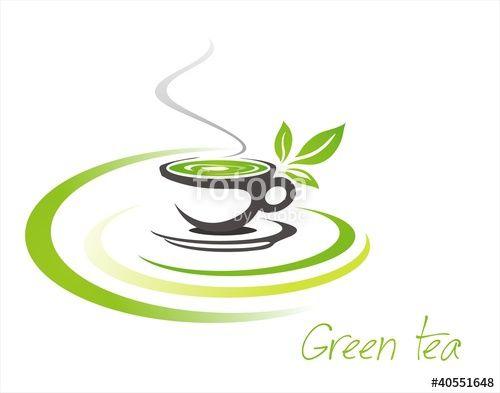 Green Tea Leaf Logo - green tea, tea leaves , business logo design, India