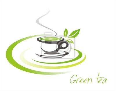 Green Tea Leaf Logo - Green Tea, Tea Leaves , Business Logo Design Poster | Missionary Posters