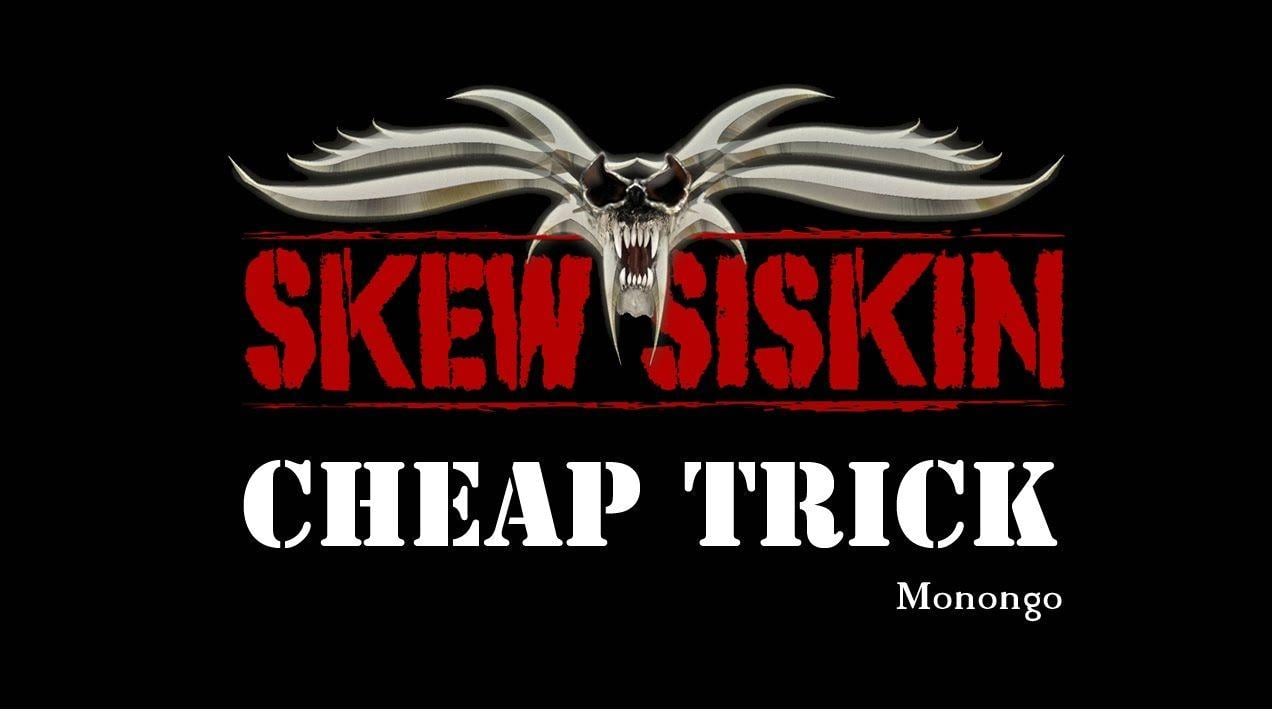 Red Cheap Trick Logo - Skew Siskin