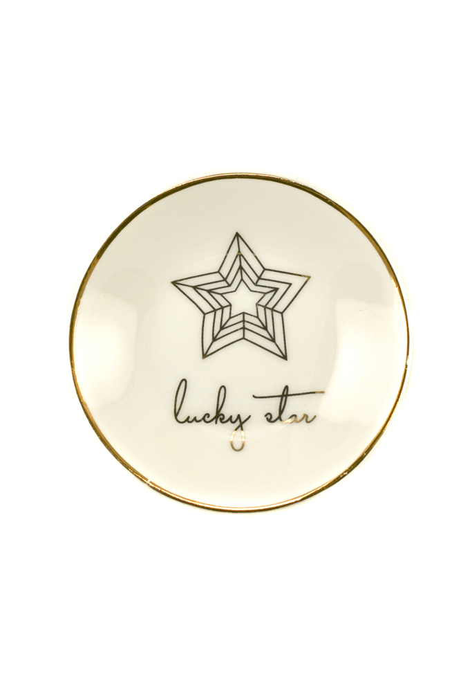 Lucky Feather Logo - Lucky Star Trinket Dish