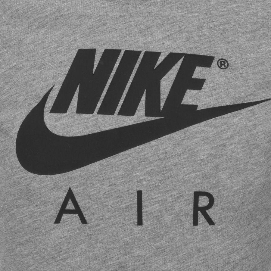 Nike Air Logo - Beautiful Nike Menswear - Nike Air Logo T-Shirt Grey