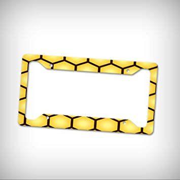 Hexagon Shaped Gold Auto Logo - Amazon.com: Man Cave Decorative Signs Bees Hexagon Shape Auto Car ...