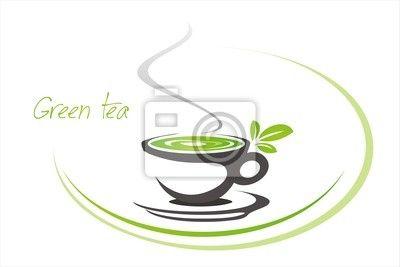 Green Tea Leaf Logo - Green Tea, Tea Leaves , Icon, Business Logo Design Missionary Poster