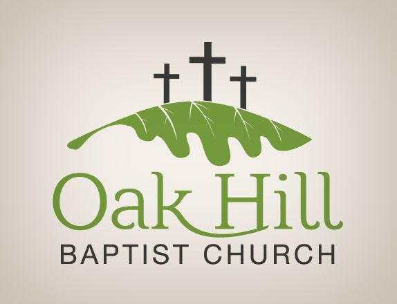 Cool Church Logo - Oak Hill Baptist Church Logo Design. Cool Touch Graphics. Get