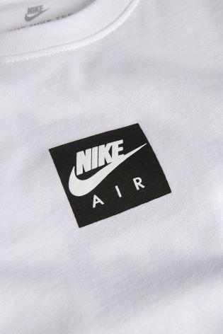 Nike Air Logo - Buy Nike Air White Small Logo Tee from Next Netherlands