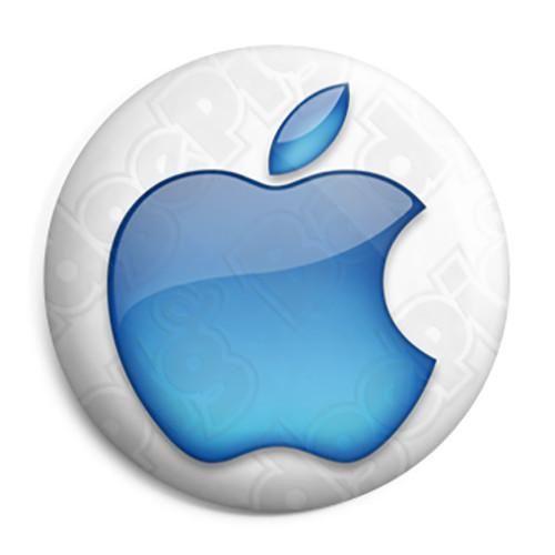 Mac Computer Logo - Apple - Mac Computer Aqua Logo - Button Badge, Fridge Magnet, Key ...