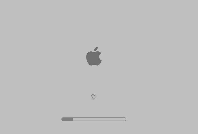 Mac Computer Logo - How to fix when Mac computer stuck in startup loading bar?