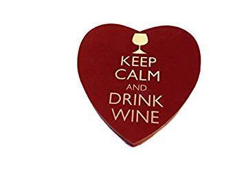 Heart Shaped Food and Drink Logo - Amazon.com : Keep Calm and Drink Wine Valentine Milk Chocolate