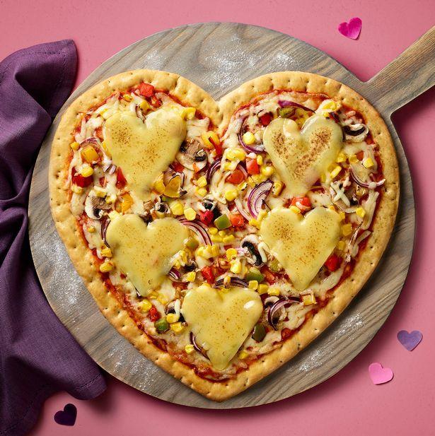 Heart Shaped Food and Drink Logo - Asda is selling love heart-shaped pizzas for Valentine's Day ...