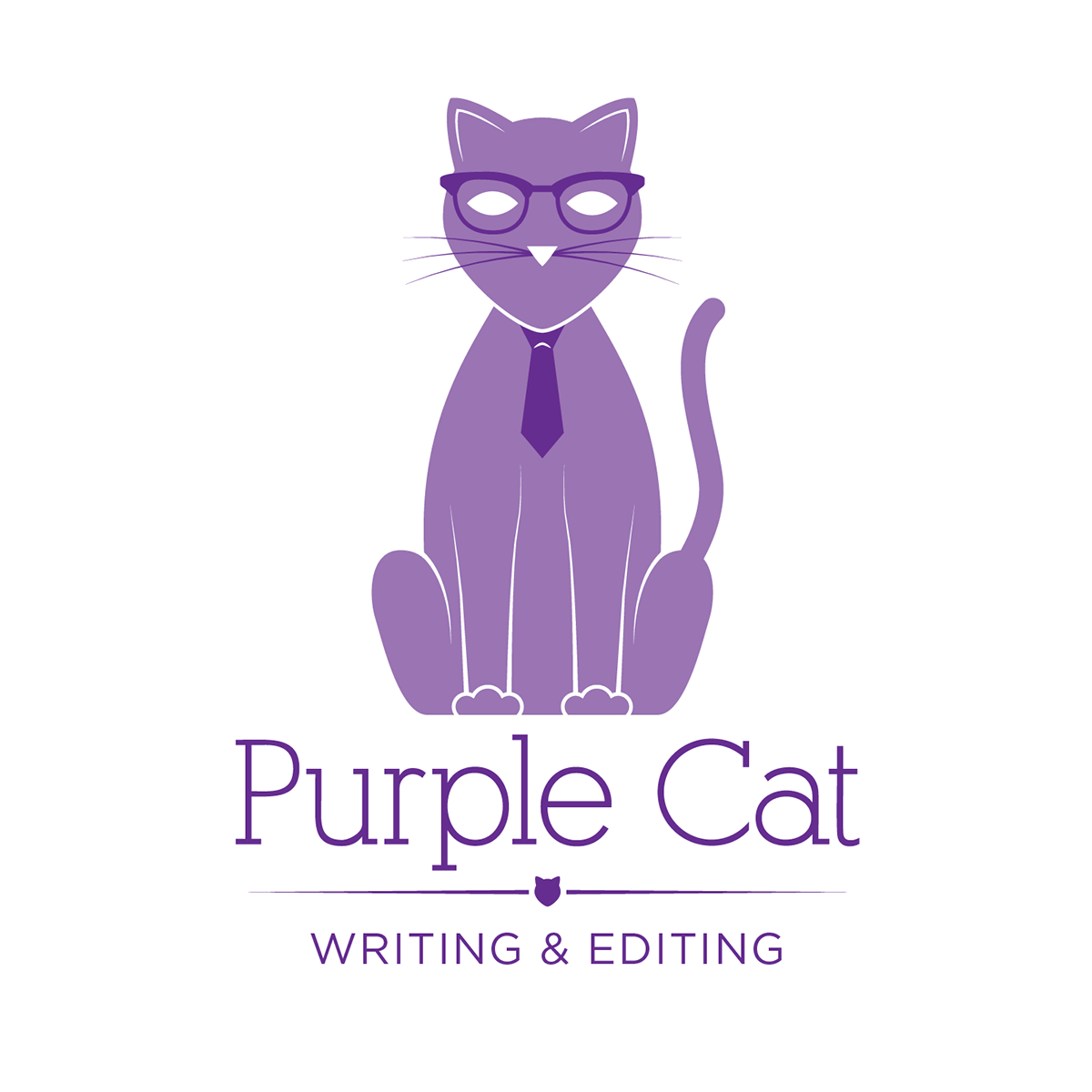 Purple Cat Logo - Purple Cat Logo