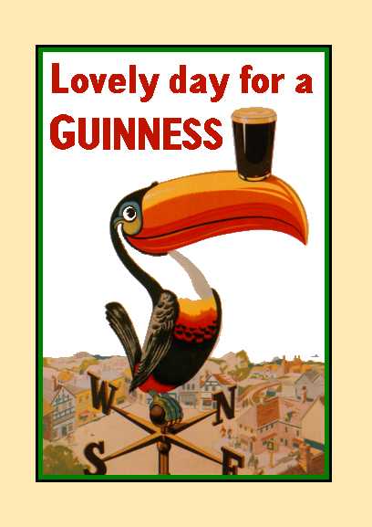 Old Guinness Logo - Guinness... A dark porter-like stout beer