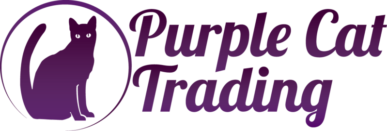 Purple Cat Logo - Cats