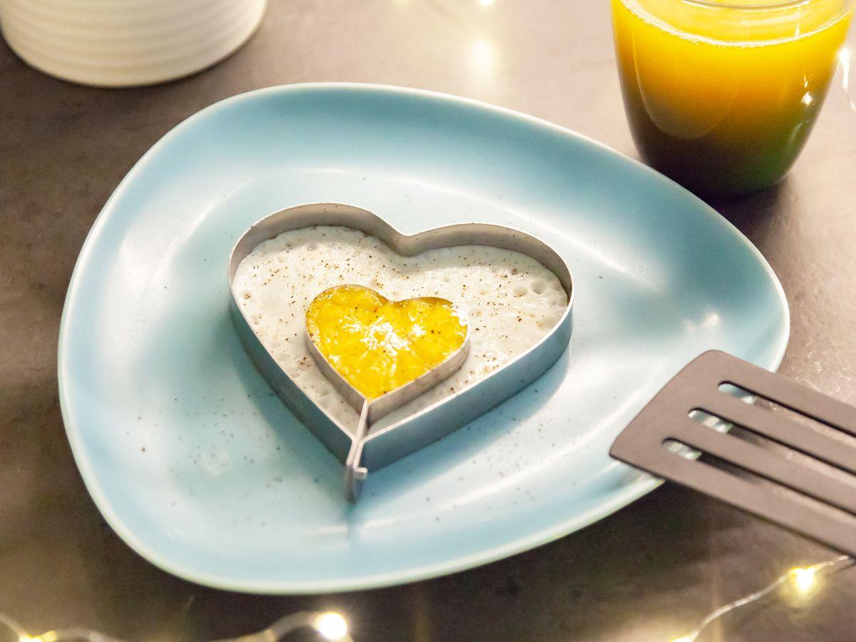 Heart Shaped Food and Drink Logo - Heart Shaped Egg Mold. How to Make a Heart Shaped Egg