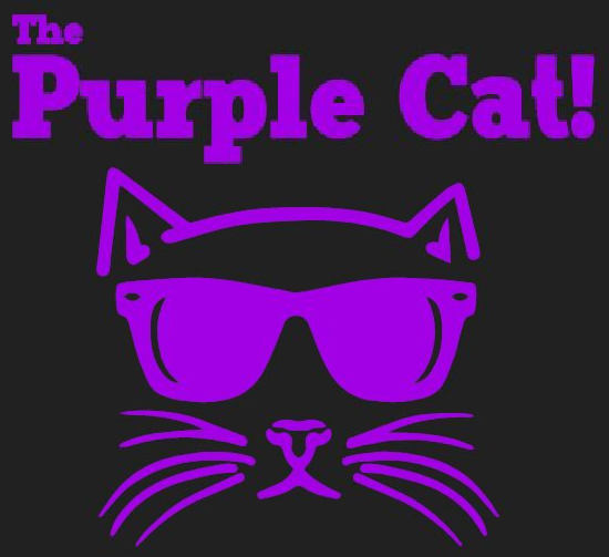 Purple Cat Logo - Purple Cat!. Winery and Vineyard. Chepachet, RI