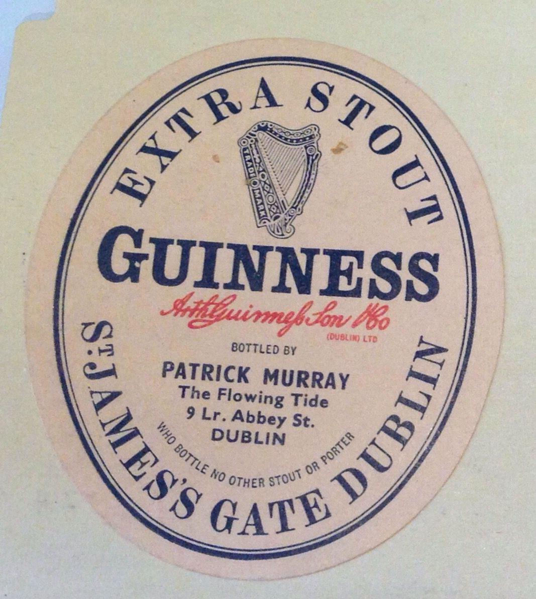 Old Guinness Logo - Pubs and Porter : 60 year old documents from the Guinness archive
