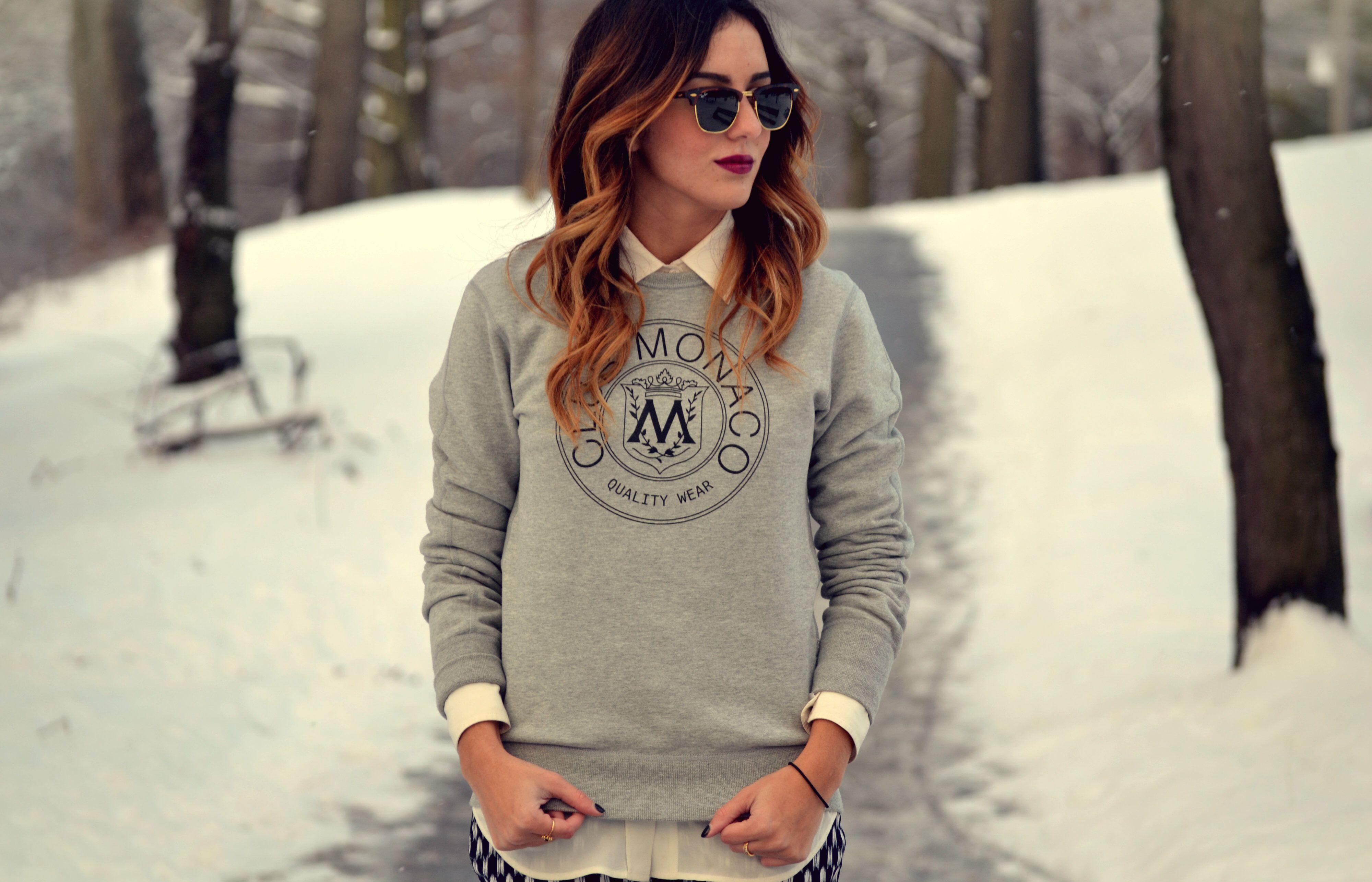 Club Monaco Logo - CLUB MONACO LOGO SWEATSHIRT on The Hunt