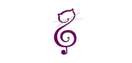 Purple Cat Logo - Cat logos | DesignContest