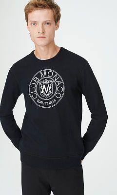 Club Monaco Logo - Sweatshirts And Knit Jackets. Men CM Sweatshirt
