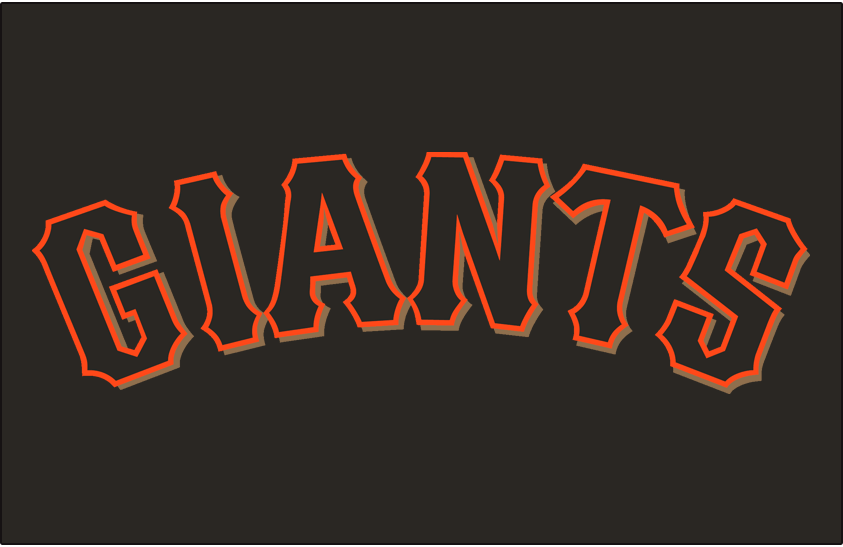 SF Giants Black Logo - San Francisco Giants Jersey Logo - National League (NL) - Chris ...
