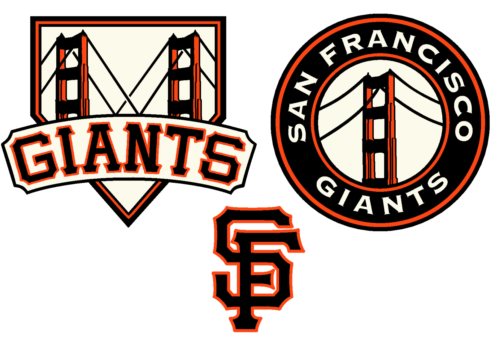 SF Giants Black Logo - Sf Giants Black Clipart