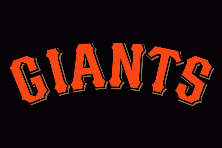 SF Giants Black Logo - San Francisco Giants Batting Practice Logo - National League (NL ...