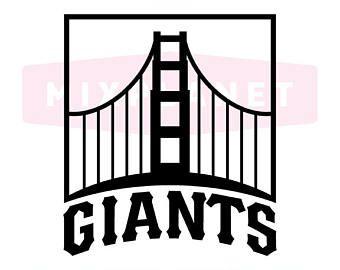 SF Giants Black Logo - Sf giants logo