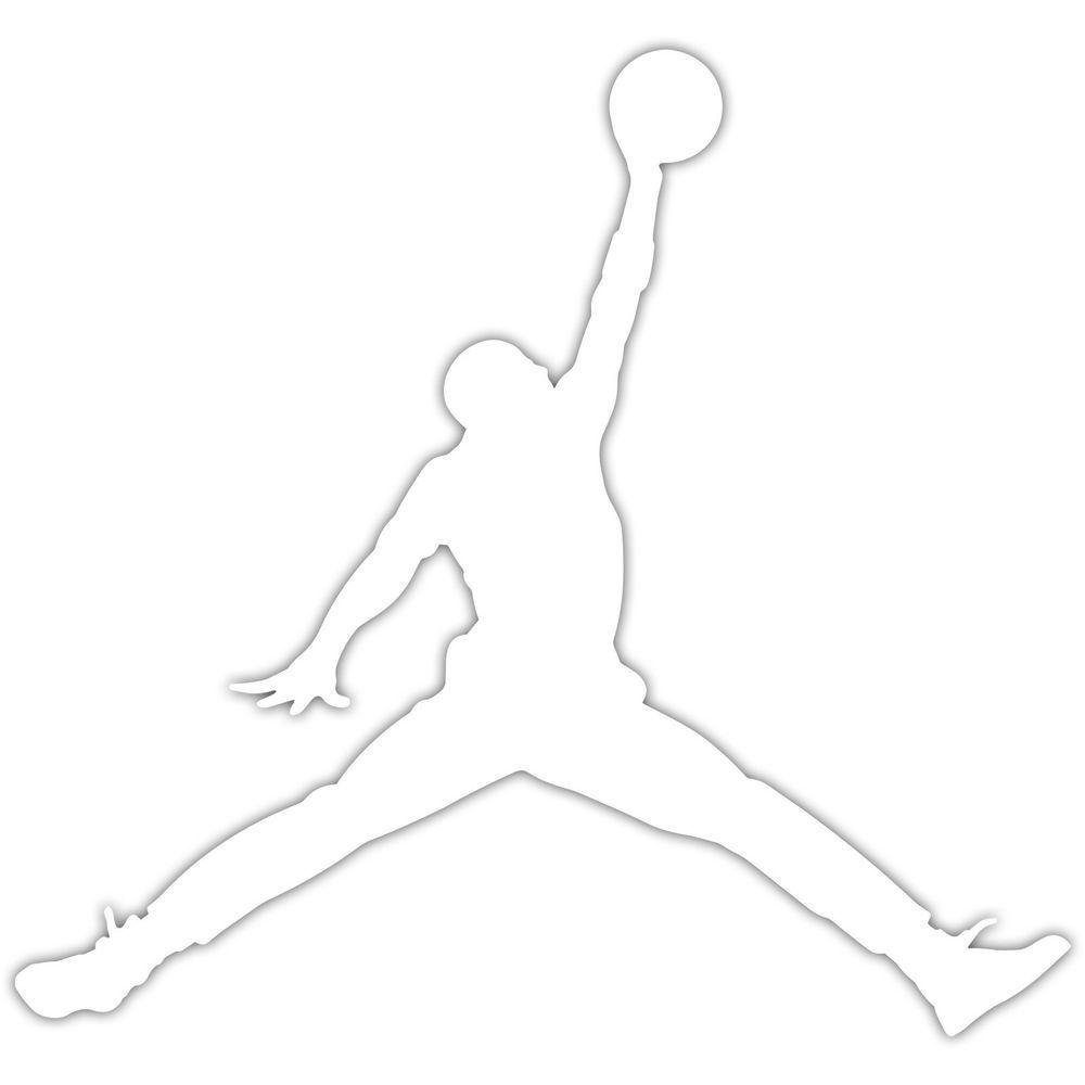 white jumpman logo