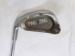 Ping Zing Logo - Left Handed Ping Zing Blue Dot 4 Iron KTM Stiff Flex Steel Shaft ...