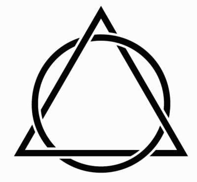 AA Triangle in Circle Logo - triangle circle | Tattoo ideas | Pinterest | Tattoos, Circle tattoos ...