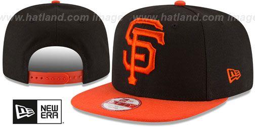 SF Giants Black Logo - SF Giants LOGO GRAND REDUX SNAPBACK Black-Orange Hat
