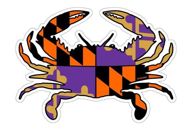 Baltimore Crab Logo - Team Color Maryland Crab